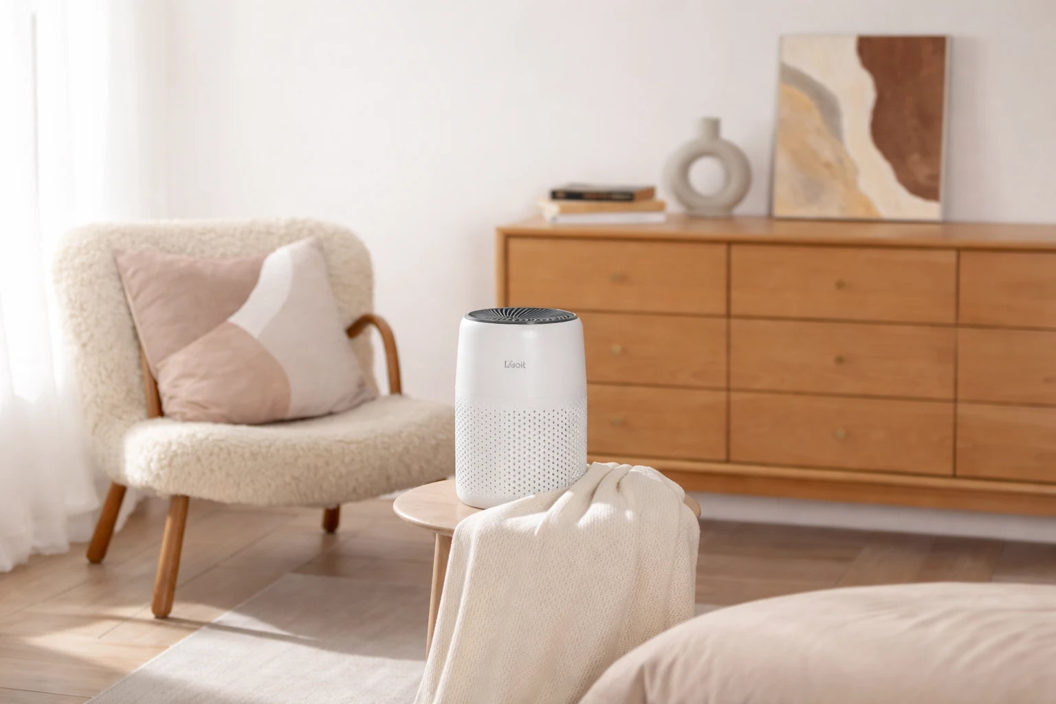 LEVOIT Core Mini-P compact air purifier for bedroom and small rooms