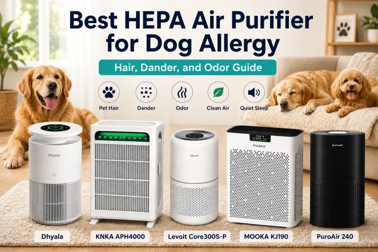 Best HEPA air purifiers for dog allergy, pet hair, dander, odor
